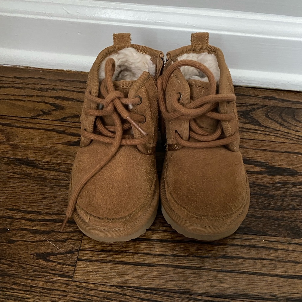 UGG Tan Boots with Cream Lining